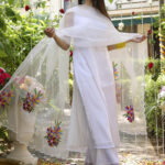 White Embroidered Kurta Set