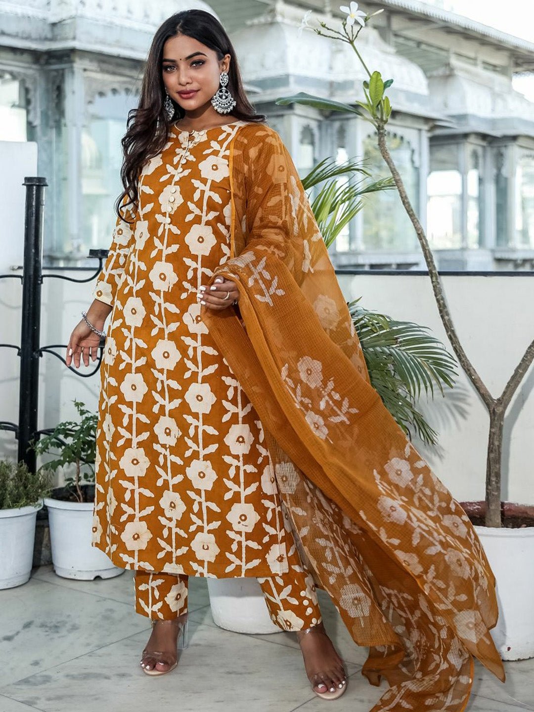 Cotton Handblock Printed Kurta Pant