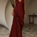 Ziah Maxi Dress - Wine