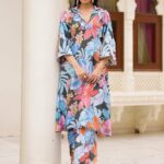 Blue Printed Coord set
