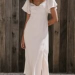 Louisa Midi Dress - Ivory