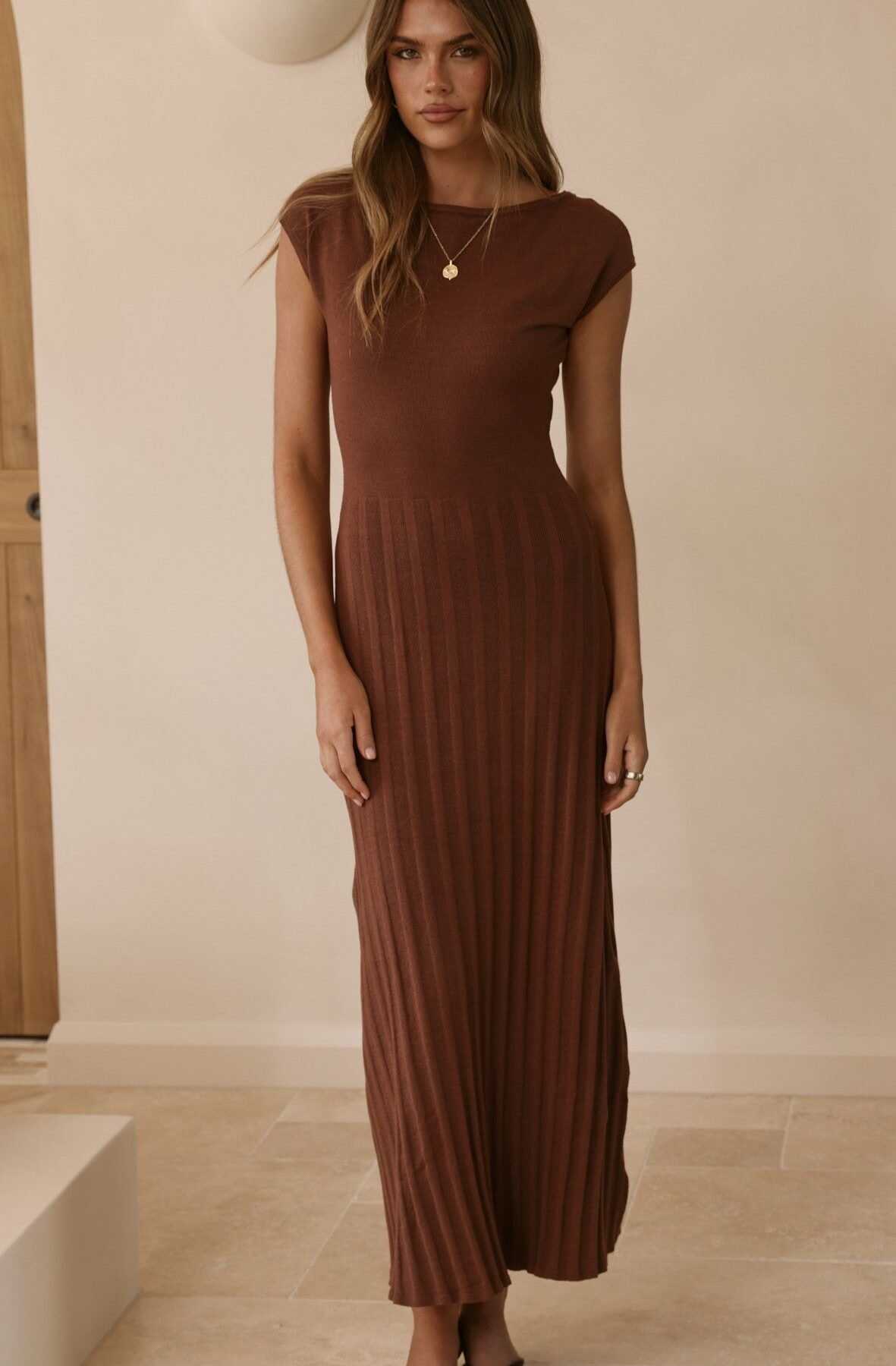 Marni Maxi Dress - Chocolate