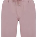 Gelato Stretch Fabric Jogger Shorts in Keepsake Lilac