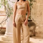 Unsent Note Bandeau Top and The Wandering Pants
