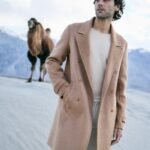 Cashmere-Silk-Merino Blend Long Coat  and Merino Wool Blend Tapered Trousers
