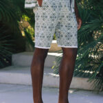 Cabo Knit Shorts in Green