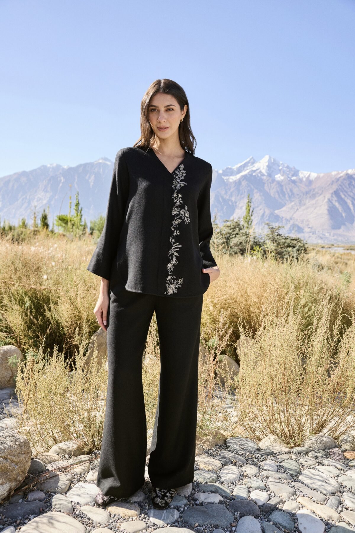 Nyoma Woollen Shirt and Laha Woollen Pants
