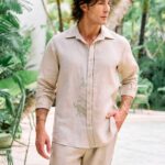 The Horizon Peeking Print Shirt  and The Steady Form Pants