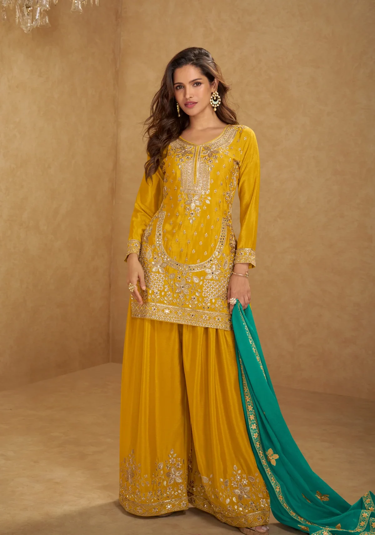 Embroidered Salwar Suit Set