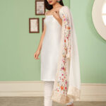 Off-White Designer Georgette Salwar Suit