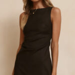 Anneka Mini Dress - Black