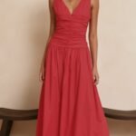 Sanya Maxi Dress - Red