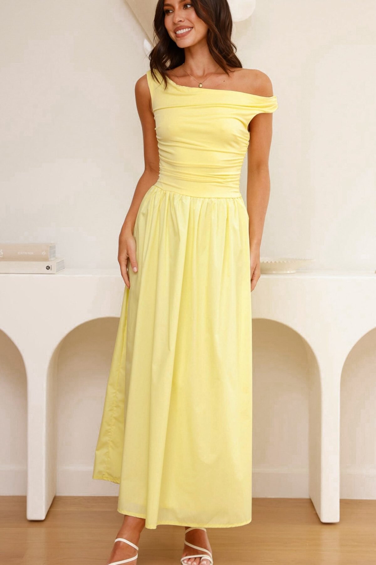 Immy Midi Dress - Yellow