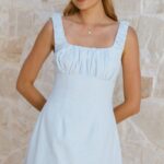 Adley Mini Dress - Blue