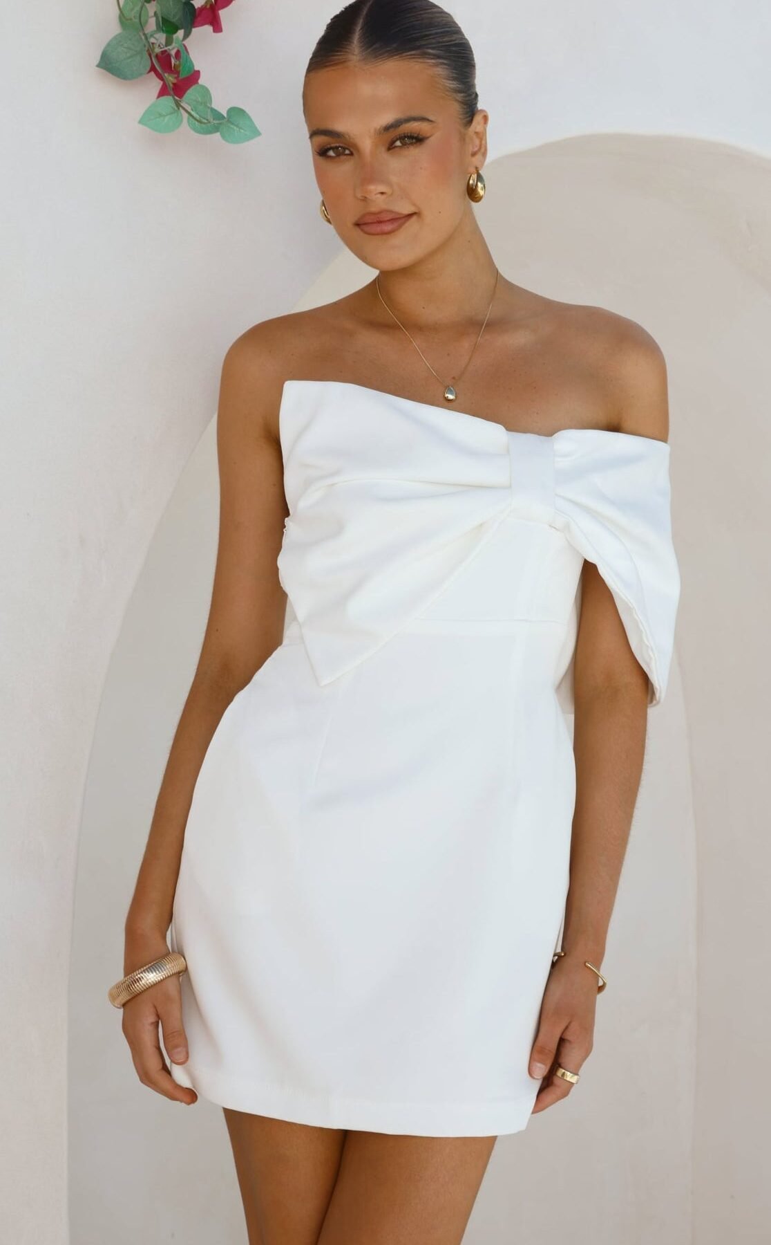 Briella Mini Dress - White