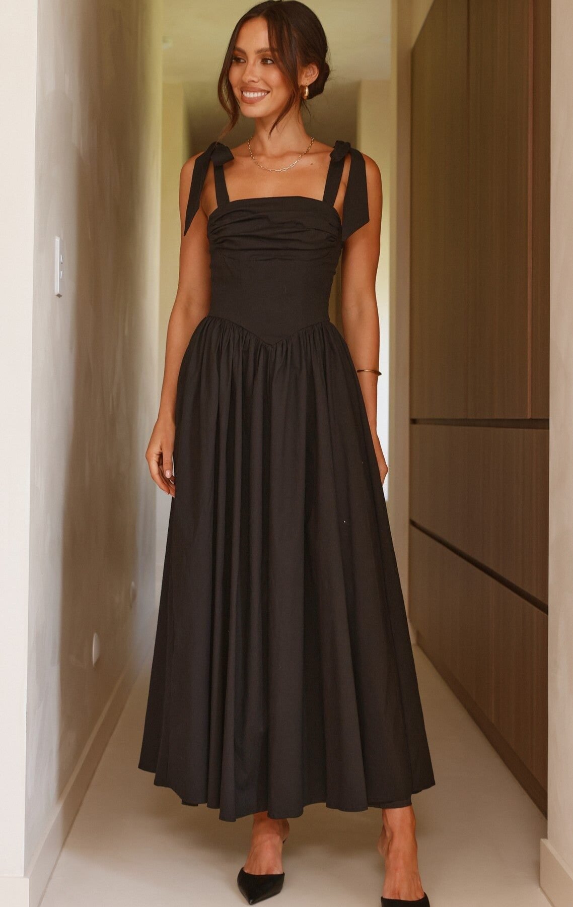 Haisley Maxi Dress - Black