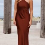 Chiara Maxi Dress - Brown