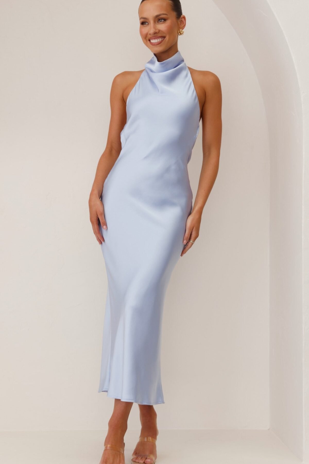 Rina Midi Dress - Blue Bell