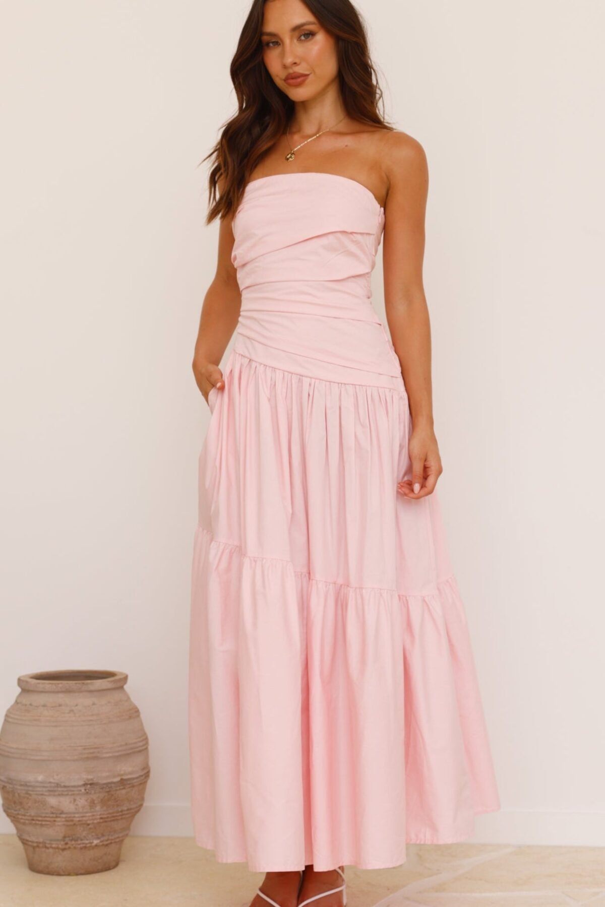 Lola Maxi Dress - Pink