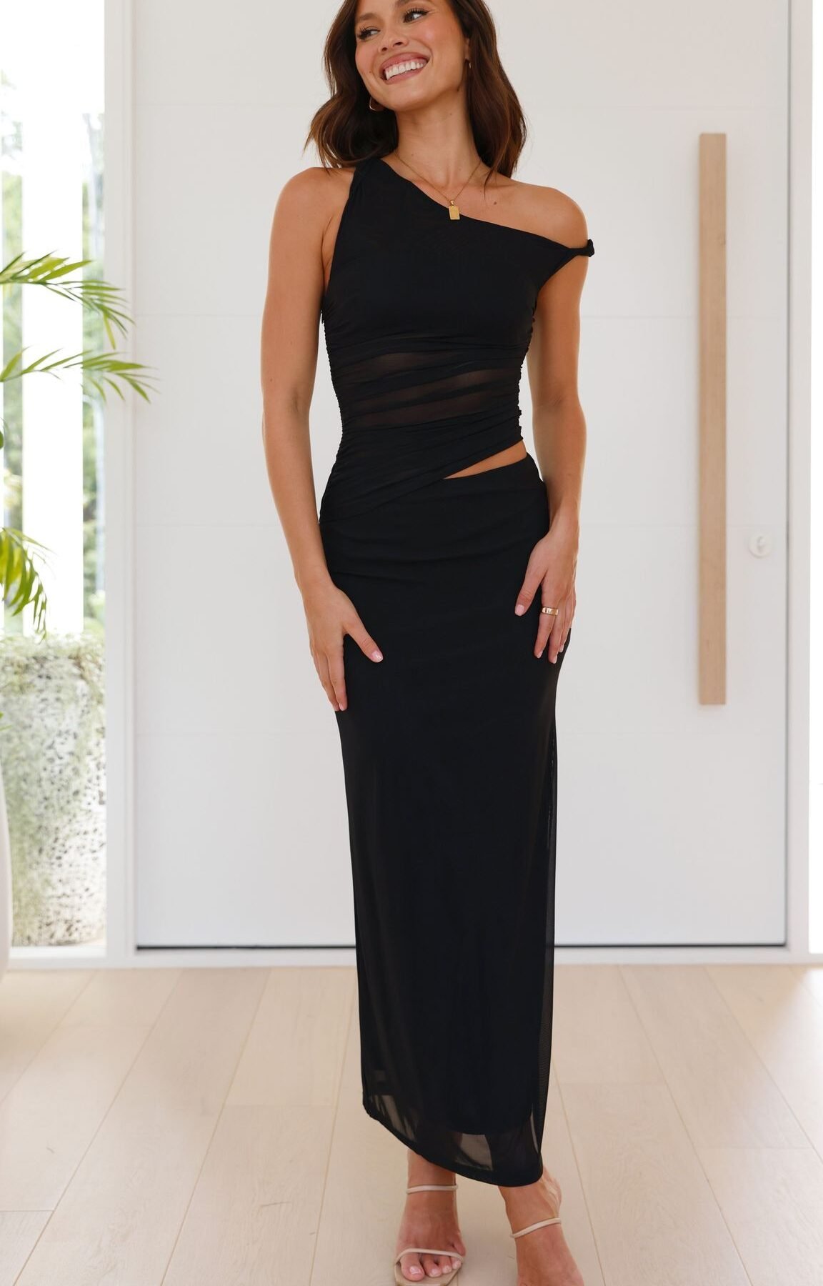 Iantha Maxi Dress - Black