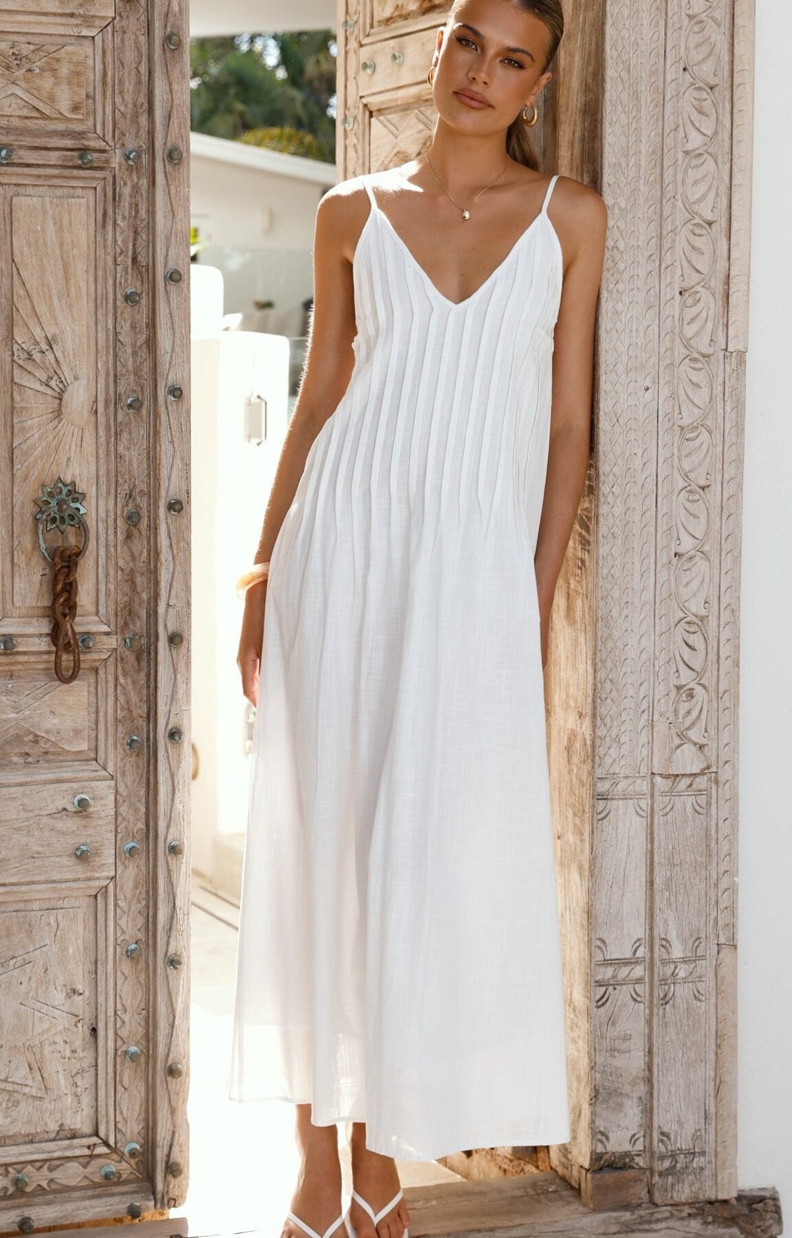 Aspen Maxi Dress - White
