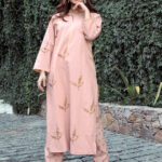 Beige Printed Kurta Set