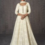 White Designer Georgette Salwar Kameez