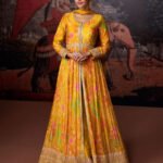 Mustard Yellow Designer Georgette Salwar Suit