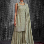 Pista Designer Georgette Salwaar Kameez