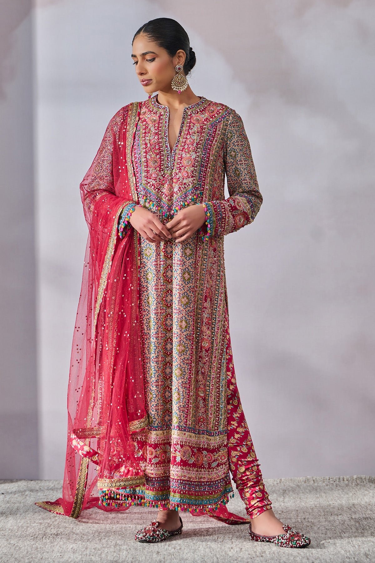 SOL Churidar Dupatta Kurta