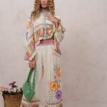 Women?s Multi-Color Cotton Embroidered Co-ord Set