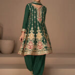 Nadia Designer Chinnon Silk Salwar Suit
