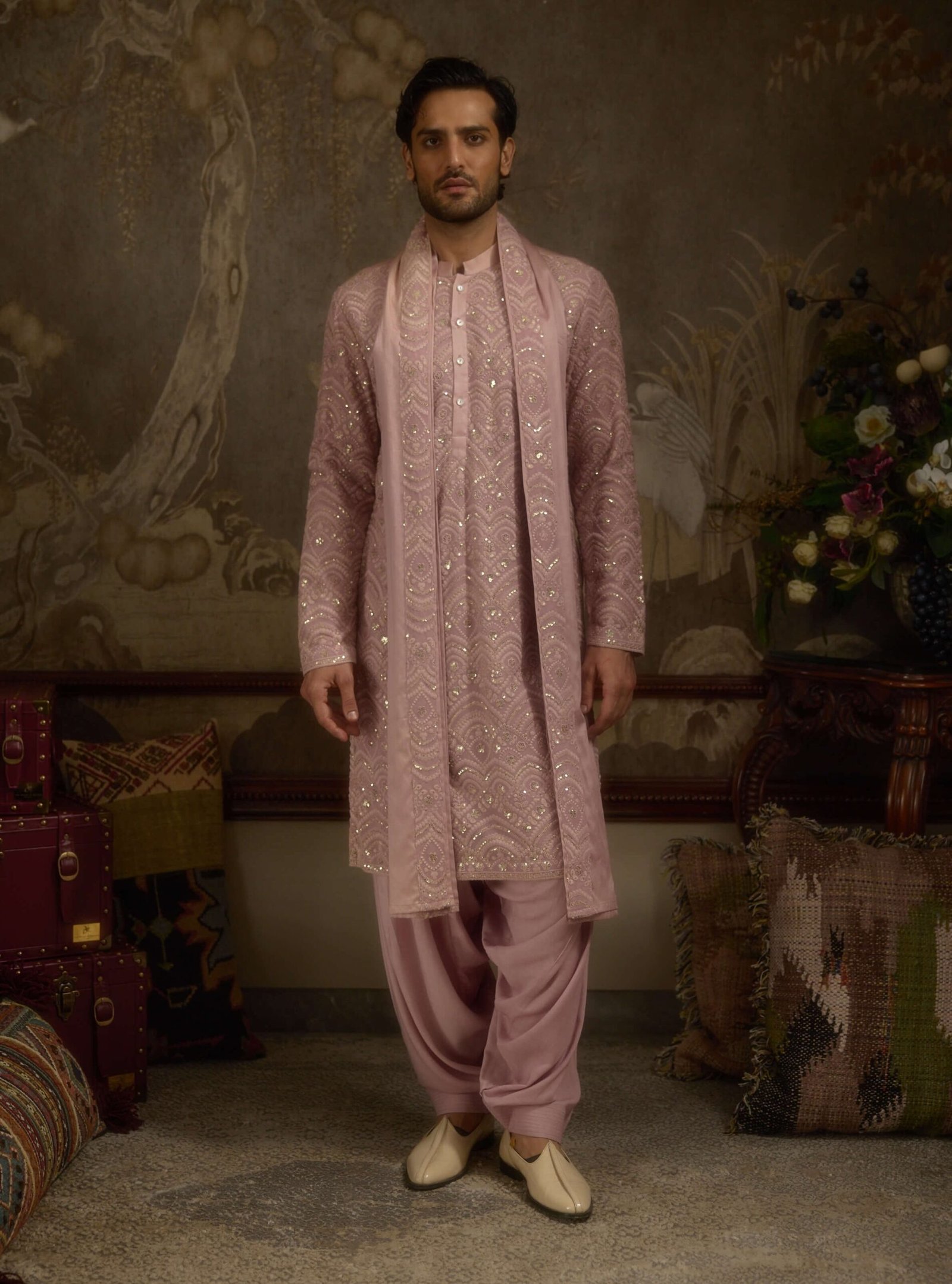 Kesar gul kurta set