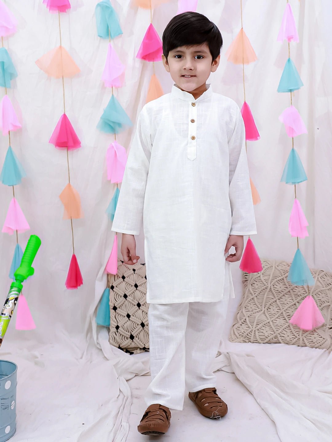 Fast Wear  Full Sleeves  Kurta Pajama Set For Boys