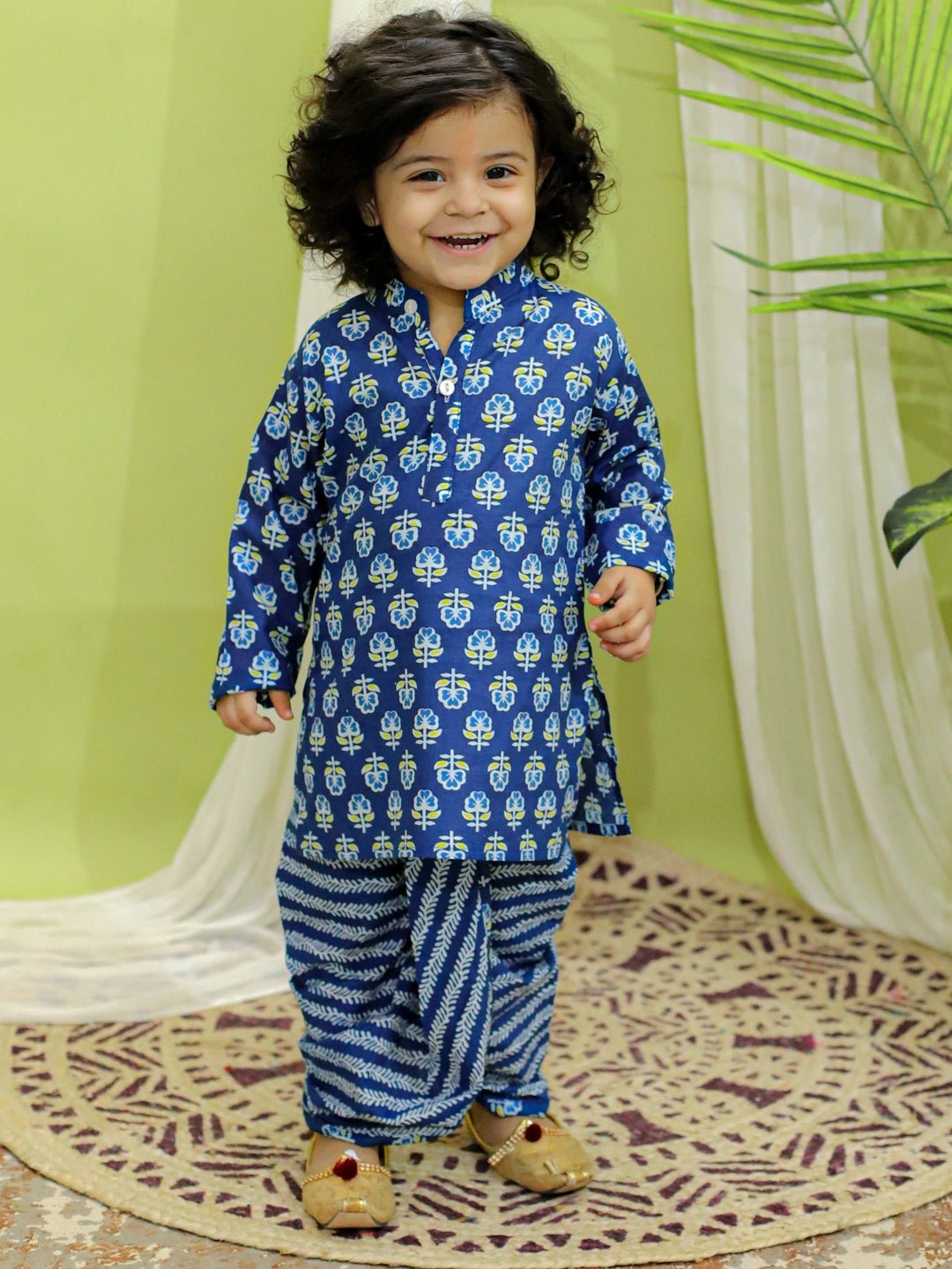 Fast Wear Boys Pure Cotton Dhoti Kurta For Infants