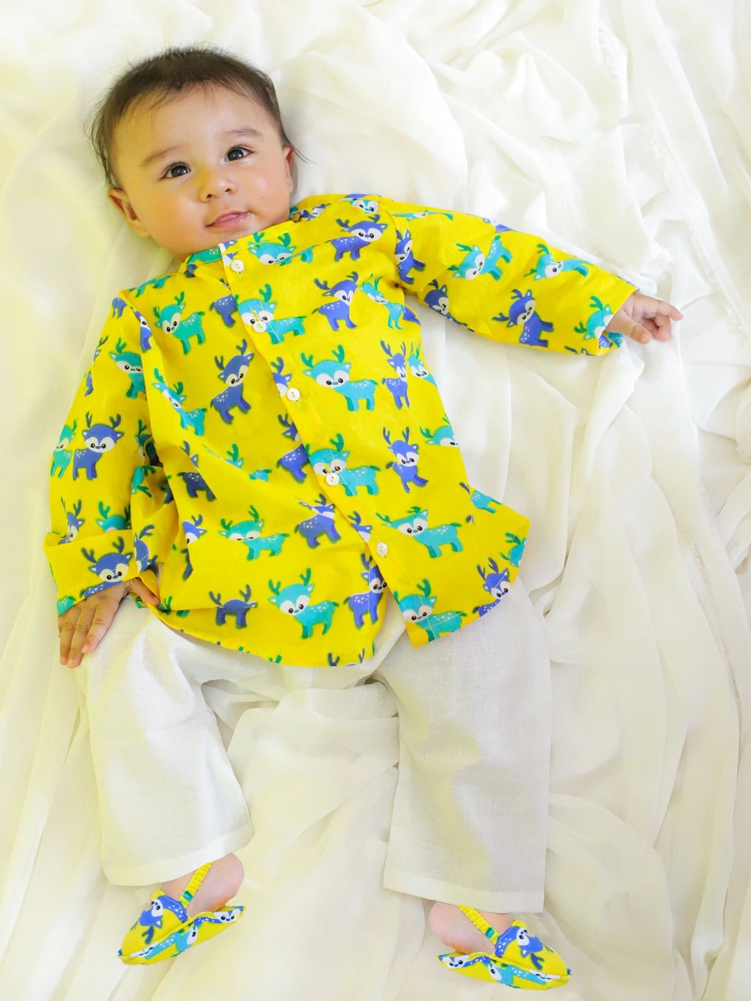 Fast Wear Boys Pure Cotton Kurta Pajama For Infants