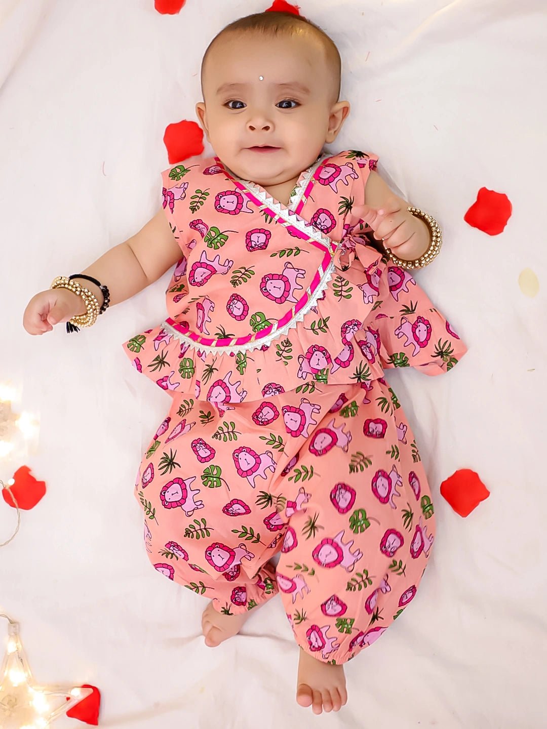 Fast Wear Girls Cotton Clothing Set For Infants