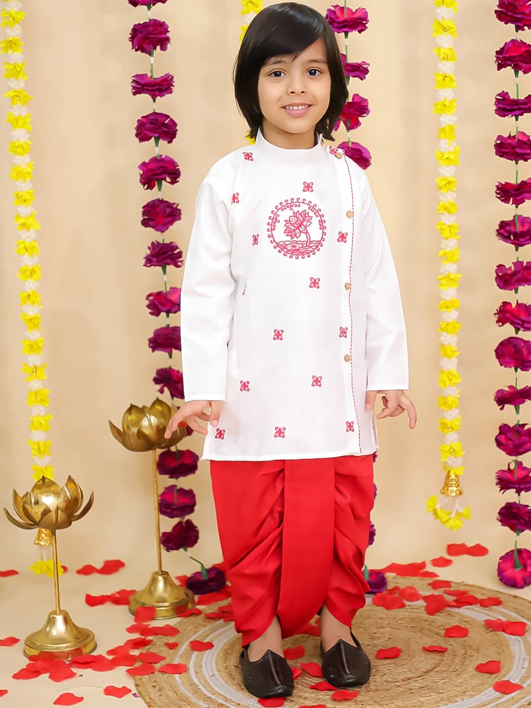 Fast Wear Bengali Kurta & Dhoti Set for Boys