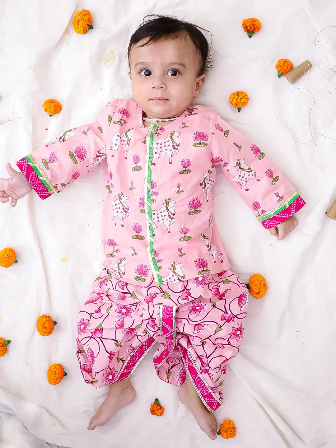 Fast Wear Boys Cotton Dhoti Kurta For Infants