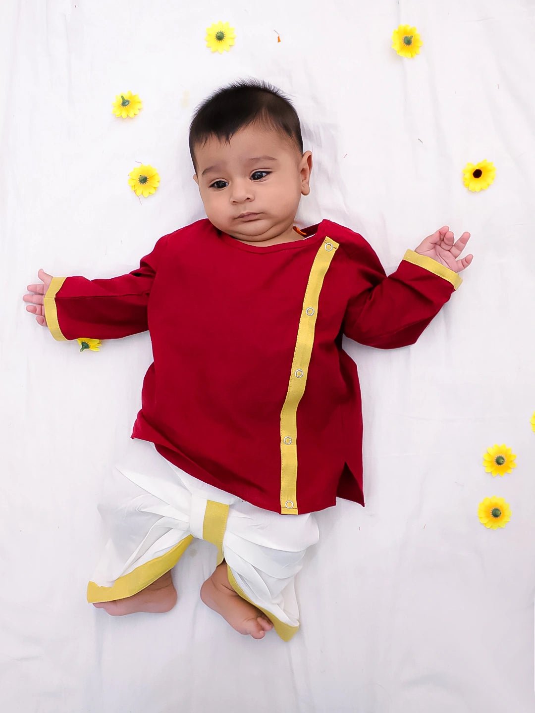 Fast Wear Boys Cotton Dhoti Kurta For Infants