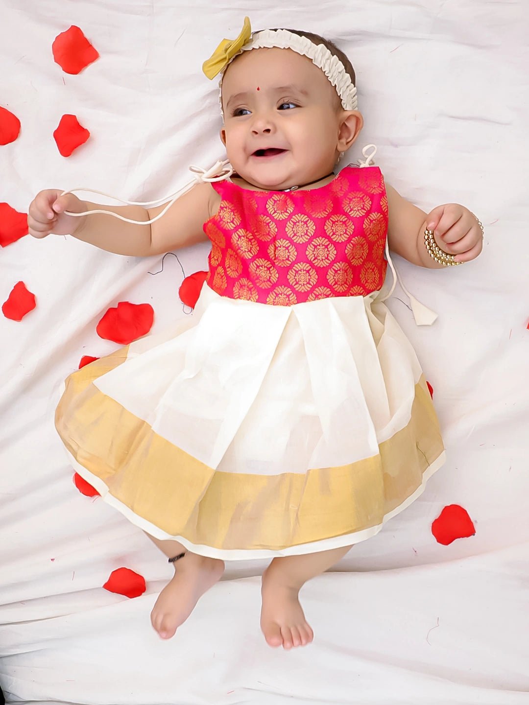 Fast Wear Girls Cotton Dress For Infants