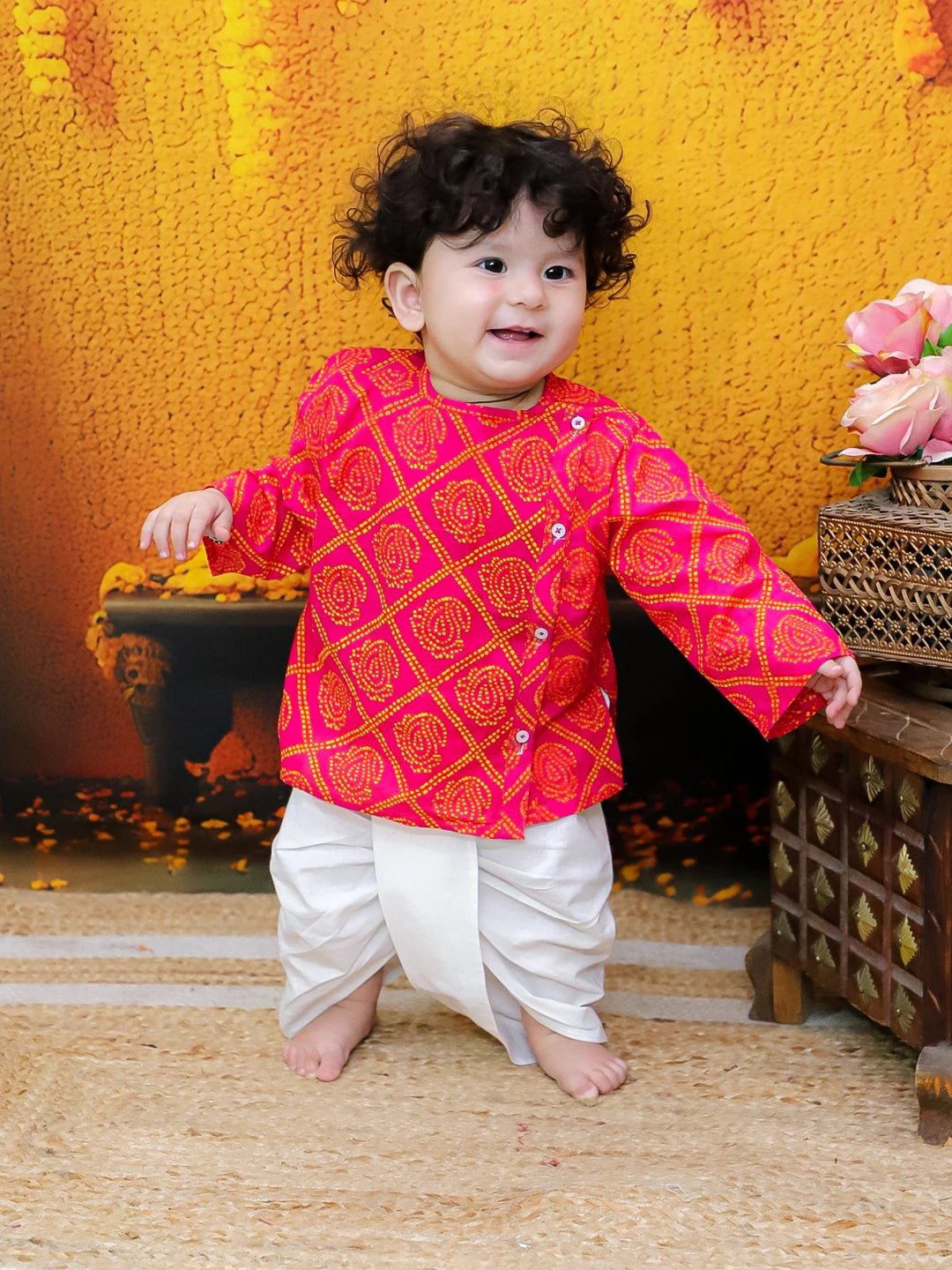 Fast Wear Boys Cotton Dhoti Kurta For Infants