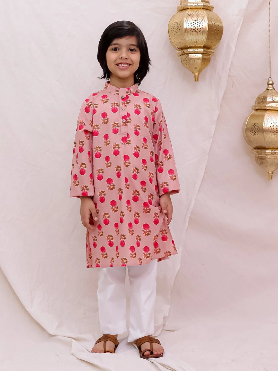 Fast Wear  Full Sleeves  Kurta Pajama Set For Boys