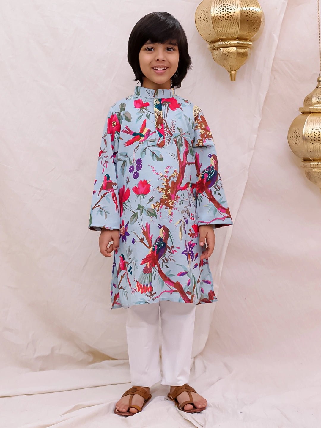 Fast Wear  Full Sleeves  Kurta Pajama Set For Boys