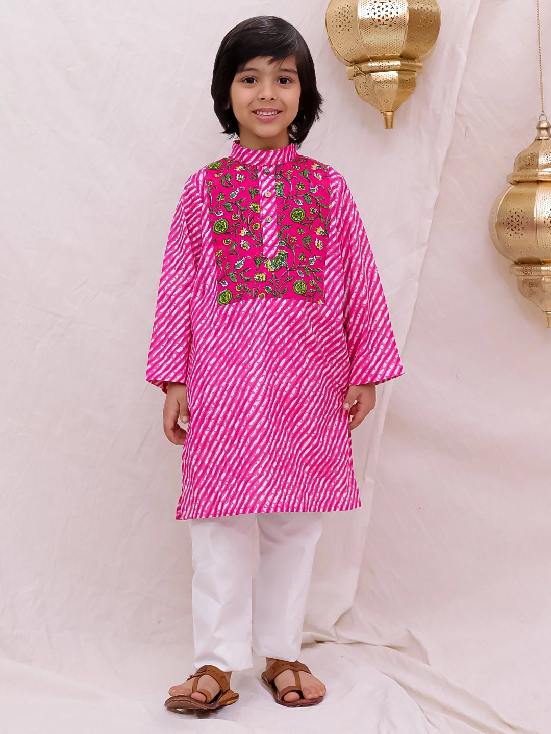 Fast Wear  Full Sleeves  Kurta Pajama Set For Boys
