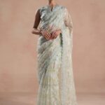 Light mint solana sari and blouse
