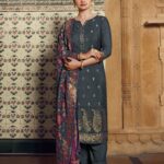 Bright And Vibrant Grey Salwar Kameez With Dupatta Designs
