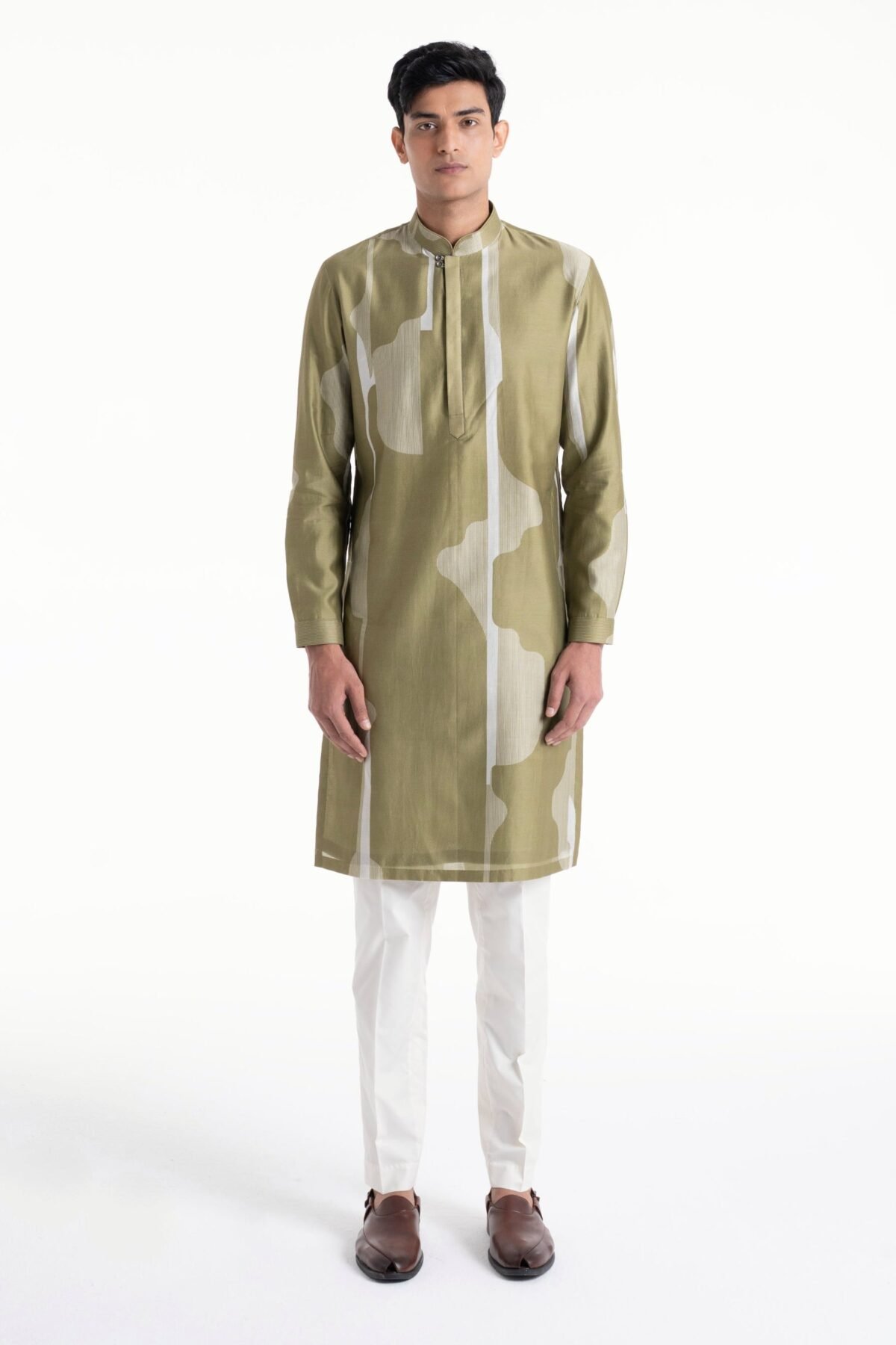 Fern printed classic kurta set