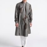 London fog printed classic kurta set