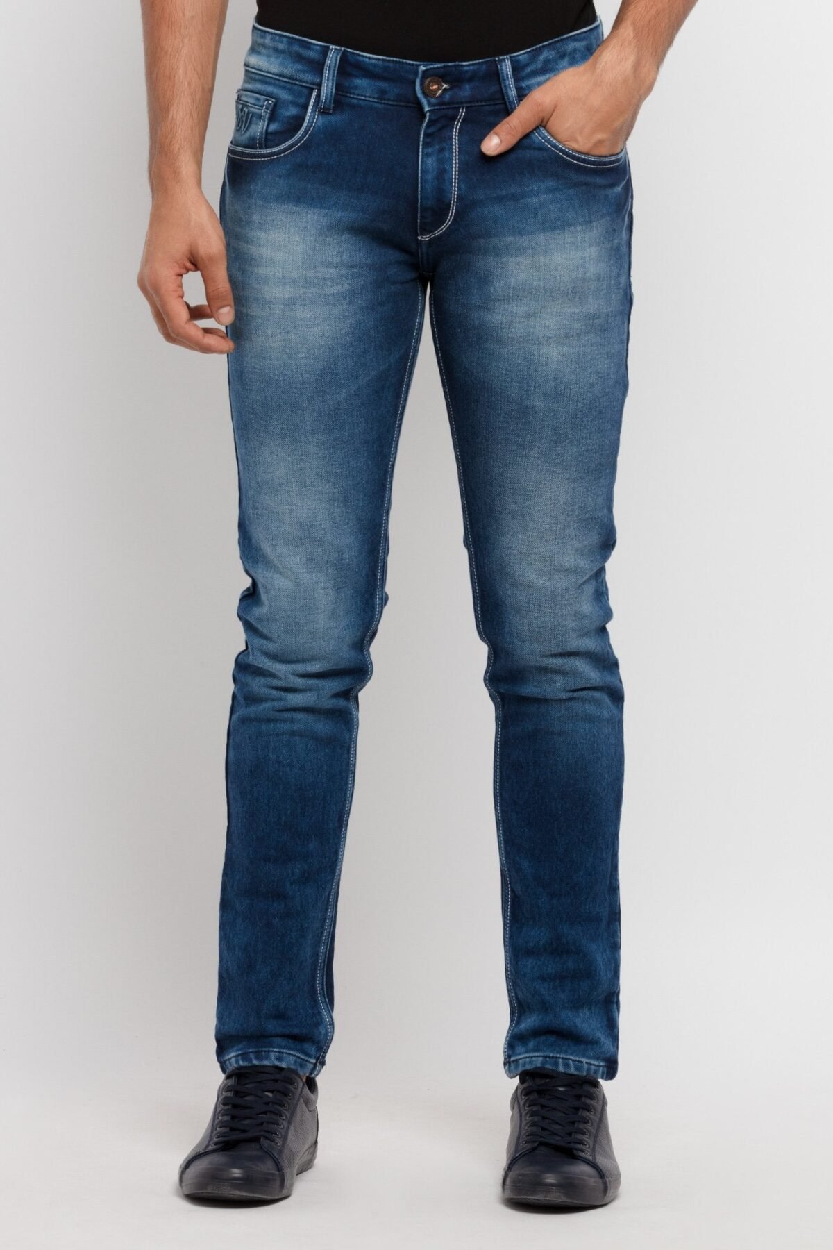 Fast Wear Washed Slim Fit Denim